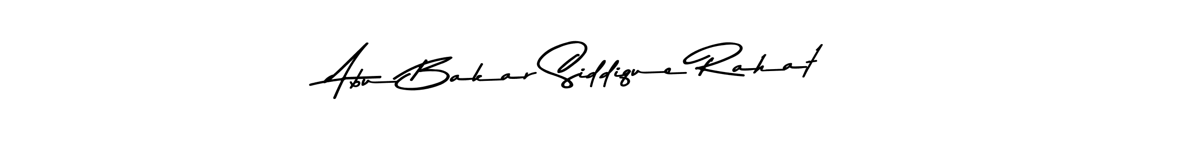 Make a beautiful signature design for name Abu Bakar Siddique Rahat. With this signature (Asem Kandis PERSONAL USE) style, you can create a handwritten signature for free. Abu Bakar Siddique Rahat signature style 9 images and pictures png