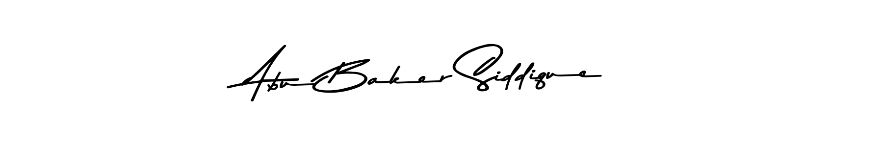 Design your own signature with our free online signature maker. With this signature software, you can create a handwritten (Asem Kandis PERSONAL USE) signature for name Abu Baker Siddique. Abu Baker Siddique signature style 9 images and pictures png