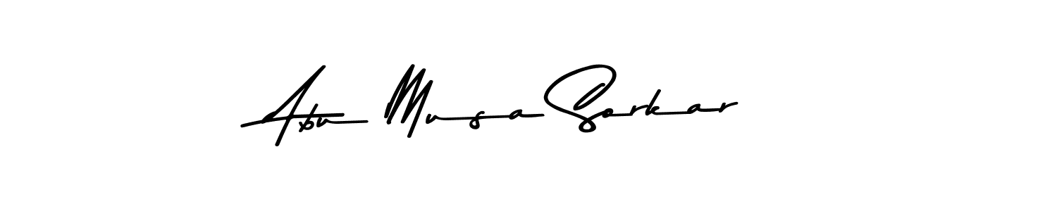 Similarly Asem Kandis PERSONAL USE is the best handwritten signature design. Signature creator online .You can use it as an online autograph creator for name Abu Musa Sorkar. Abu Musa Sorkar signature style 9 images and pictures png