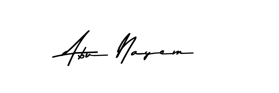 Design your own signature with our free online signature maker. With this signature software, you can create a handwritten (Asem Kandis PERSONAL USE) signature for name Abu Nayem. Abu Nayem signature style 9 images and pictures png