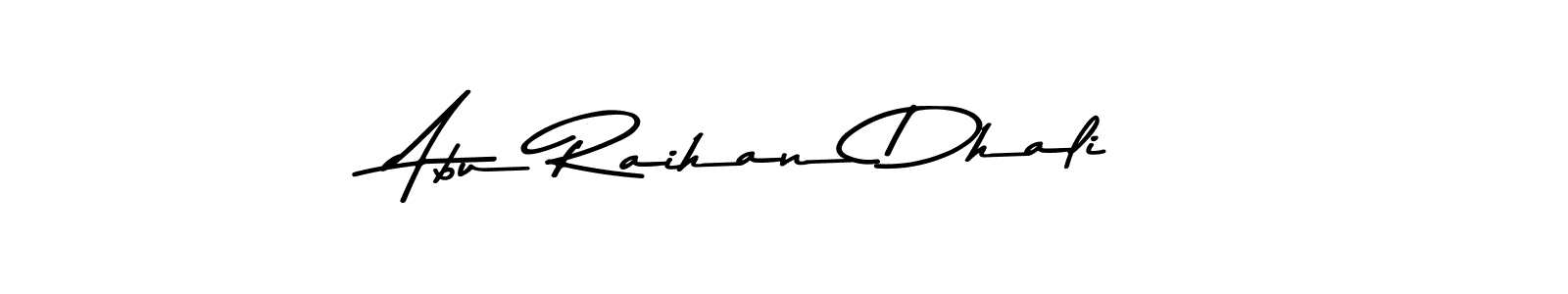 Asem Kandis PERSONAL USE is a professional signature style that is perfect for those who want to add a touch of class to their signature. It is also a great choice for those who want to make their signature more unique. Get Abu Raihan Dhali name to fancy signature for free. Abu Raihan Dhali signature style 9 images and pictures png