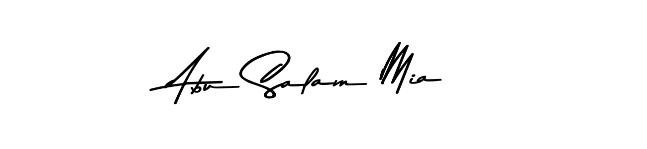 You can use this online signature creator to create a handwritten signature for the name Abu Salam Mia. This is the best online autograph maker. Abu Salam Mia signature style 9 images and pictures png