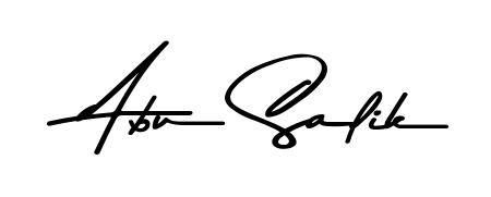 The best way (Asem Kandis PERSONAL USE) to make a short signature is to pick only two or three words in your name. For converting this name Abu Salik. Abu Salik signature style 9 images and pictures png