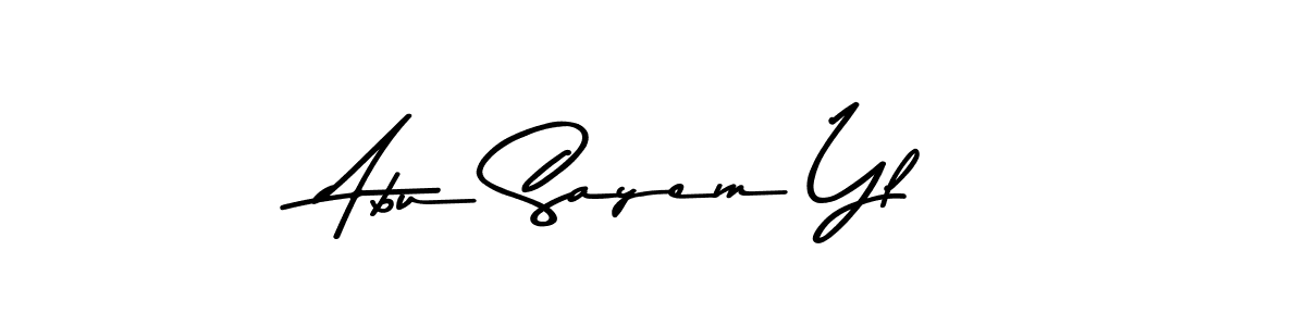 How to make Abu Sayem Yl signature? Asem Kandis PERSONAL USE is a professional autograph style. Create handwritten signature for Abu Sayem Yl name. Abu Sayem Yl signature style 9 images and pictures png