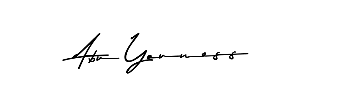 You should practise on your own different ways (Asem Kandis PERSONAL USE) to write your name (Abu Youness) in signature. don't let someone else do it for you. Abu Youness signature style 9 images and pictures png