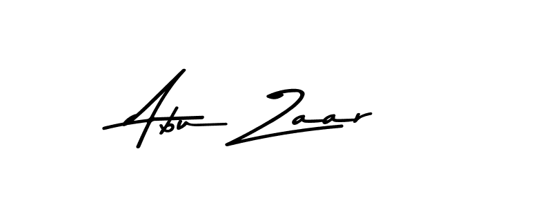 How to make Abu Zaar name signature. Use Asem Kandis PERSONAL USE style for creating short signs online. This is the latest handwritten sign. Abu Zaar signature style 9 images and pictures png