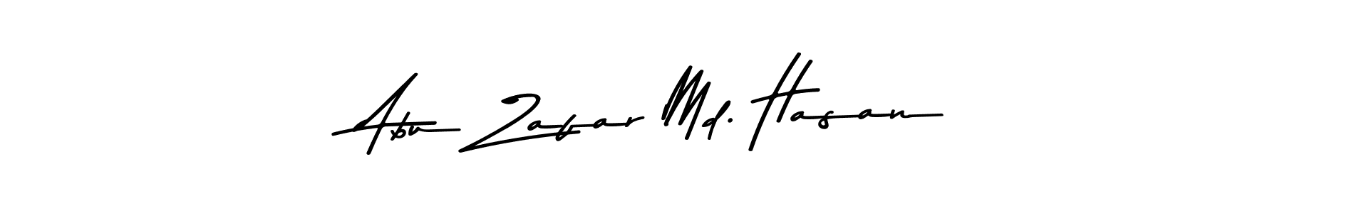 Make a beautiful signature design for name Abu Zafar Md. Hasan. With this signature (Asem Kandis PERSONAL USE) style, you can create a handwritten signature for free. Abu Zafar Md. Hasan signature style 9 images and pictures png