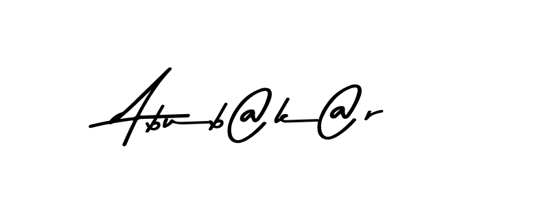 Make a beautiful signature design for name Abub@k@r. With this signature (Asem Kandis PERSONAL USE) style, you can create a handwritten signature for free. Abub@k@r signature style 9 images and pictures png