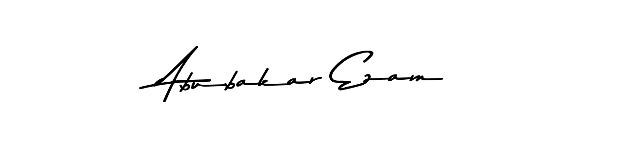 Create a beautiful signature design for name Abubakar Ezam. With this signature (Asem Kandis PERSONAL USE) fonts, you can make a handwritten signature for free. Abubakar Ezam signature style 9 images and pictures png