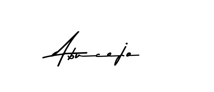 Create a beautiful signature design for name Abucejo. With this signature (Asem Kandis PERSONAL USE) fonts, you can make a handwritten signature for free. Abucejo signature style 9 images and pictures png