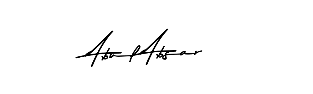 Make a beautiful signature design for name Abul Absar. Use this online signature maker to create a handwritten signature for free. Abul Absar signature style 9 images and pictures png