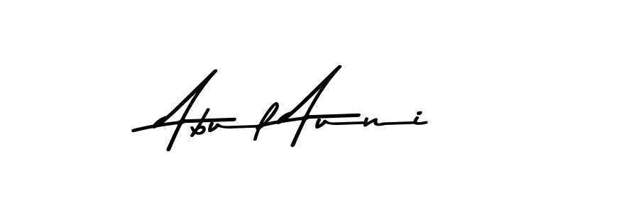 Design your own signature with our free online signature maker. With this signature software, you can create a handwritten (Asem Kandis PERSONAL USE) signature for name Abul Auni. Abul Auni signature style 9 images and pictures png