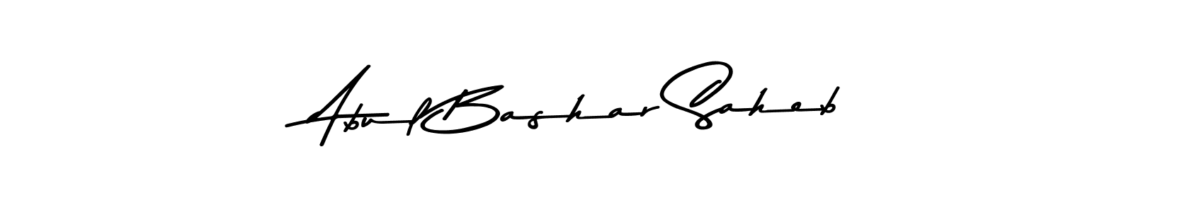 Make a beautiful signature design for name Abul Bashar Saheb. Use this online signature maker to create a handwritten signature for free. Abul Bashar Saheb signature style 9 images and pictures png