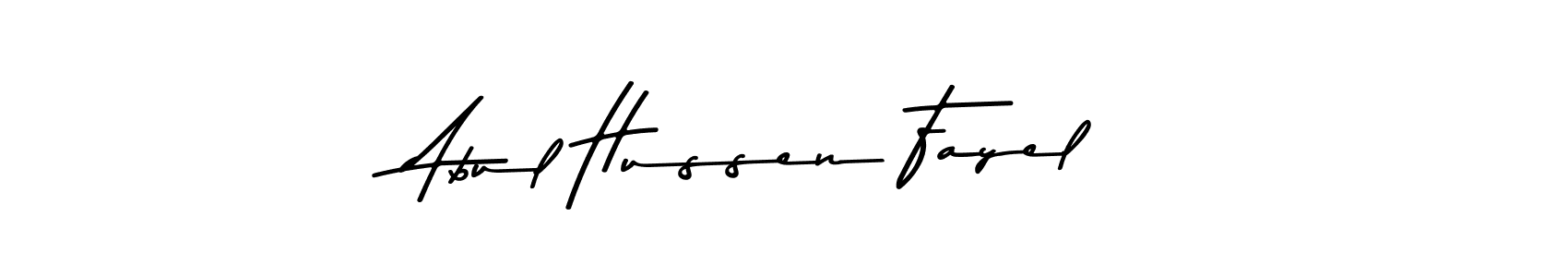 How to make Abul Hussen Fayel name signature. Use Asem Kandis PERSONAL USE style for creating short signs online. This is the latest handwritten sign. Abul Hussen Fayel signature style 9 images and pictures png
