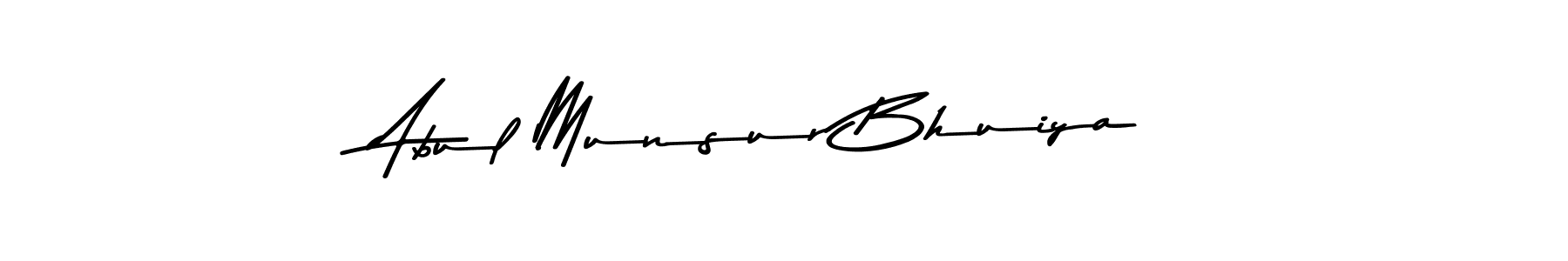 Use a signature maker to create a handwritten signature online. With this signature software, you can design (Asem Kandis PERSONAL USE) your own signature for name Abul Munsur Bhuiya. Abul Munsur Bhuiya signature style 9 images and pictures png