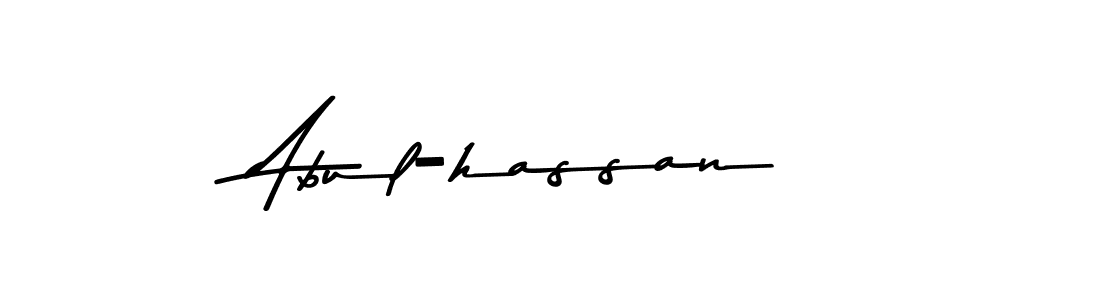 Abul-hassan stylish signature style. Best Handwritten Sign (Asem Kandis PERSONAL USE) for my name. Handwritten Signature Collection Ideas for my name Abul-hassan. Abul-hassan signature style 9 images and pictures png
