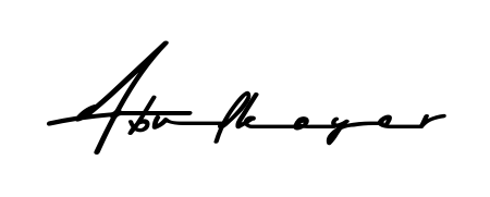 Enhance your business communications with Abulkoyer signature in Asem Kandis PERSONAL USE lettering. Clean, modern, and universally compatible. Abulkoyer signature style 9 images and pictures png