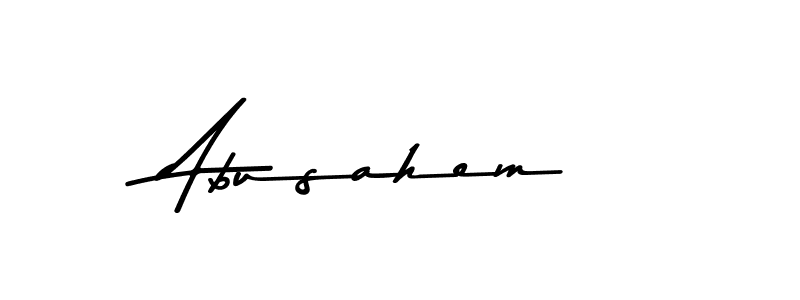 Design your own signature with our free online signature maker. With this signature software, you can create a handwritten (Asem Kandis PERSONAL USE) signature for name Abusahem. Abusahem signature style 9 images and pictures png