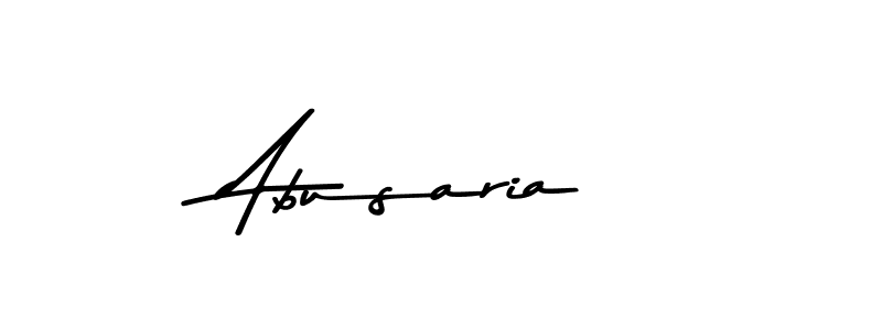 Here are the top 10 professional signature styles for the name Abusaria. These are the best autograph styles you can use for your name. Abusaria signature style 9 images and pictures png