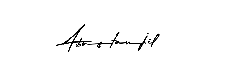 You can use this online signature creator to create a handwritten signature for the name Abustanjil. This is the best online autograph maker. Abustanjil signature style 9 images and pictures png