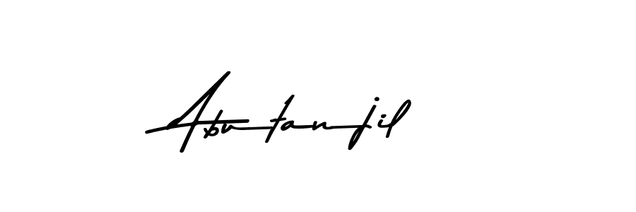 You can use this online signature creator to create a handwritten signature for the name Abutanjil. This is the best online autograph maker. Abutanjil signature style 9 images and pictures png