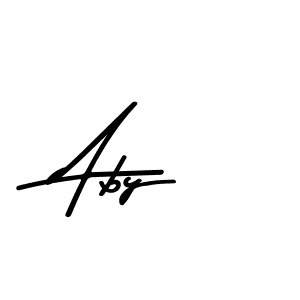 Also You can easily find your signature by using the search form. We will create Aby name handwritten signature images for you free of cost using Asem Kandis PERSONAL USE sign style. Aby signature style 9 images and pictures png