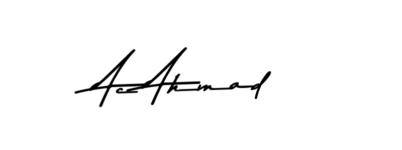 Asem Kandis PERSONAL USE is a professional signature style that is perfect for those who want to add a touch of class to their signature. It is also a great choice for those who want to make their signature more unique. Get Ac Ahmad name to fancy signature for free. Ac Ahmad signature style 9 images and pictures png