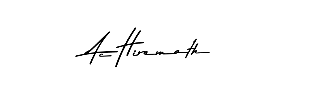 Use a signature maker to create a handwritten signature online. With this signature software, you can design (Asem Kandis PERSONAL USE) your own signature for name Ac Hiremath. Ac Hiremath signature style 9 images and pictures png