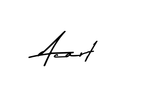 Also we have Acart name is the best signature style. Create professional handwritten signature collection using Asem Kandis PERSONAL USE autograph style. Acart signature style 9 images and pictures png