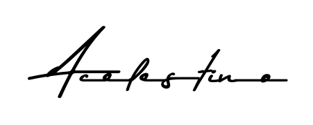 Personalize your online presence with Acelestino signature rendered in elegant Asem Kandis PERSONAL USE font. Great for website footers and blogs. Acelestino signature style 9 images and pictures png