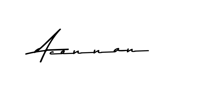 Use a signature maker to create a handwritten signature online. With this signature software, you can design (Asem Kandis PERSONAL USE) your own signature for name Acennan. Acennan signature style 9 images and pictures png