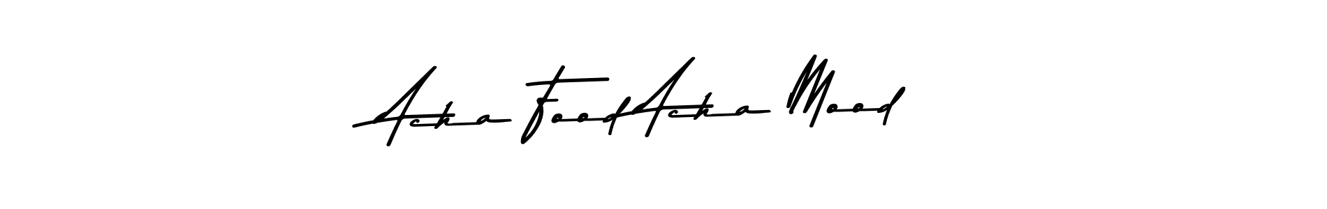 This is the best signature style for the Acha Food Acha Mood name. Also you like these signature font (Asem Kandis PERSONAL USE). Mix name signature. Acha Food Acha Mood signature style 9 images and pictures png