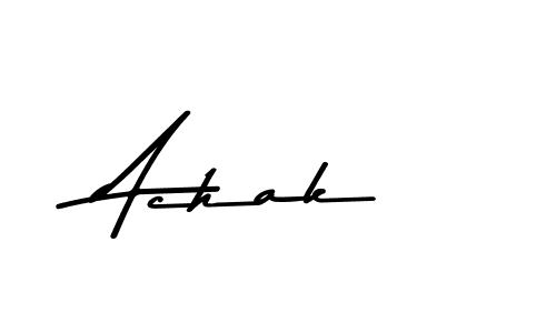 Achak stylish signature style. Best Handwritten Sign (Asem Kandis PERSONAL USE) for my name. Handwritten Signature Collection Ideas for my name Achak. Achak signature style 9 images and pictures png