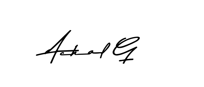 Also we have Achal G name is the best signature style. Create professional handwritten signature collection using Asem Kandis PERSONAL USE autograph style. Achal G signature style 9 images and pictures png