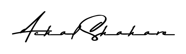 The Asem Kandis PERSONAL USE signature style provides a bold statement for name Achal Shahare. Designed for business owners, executives, and leaders. Achal Shahare signature style 9 images and pictures png