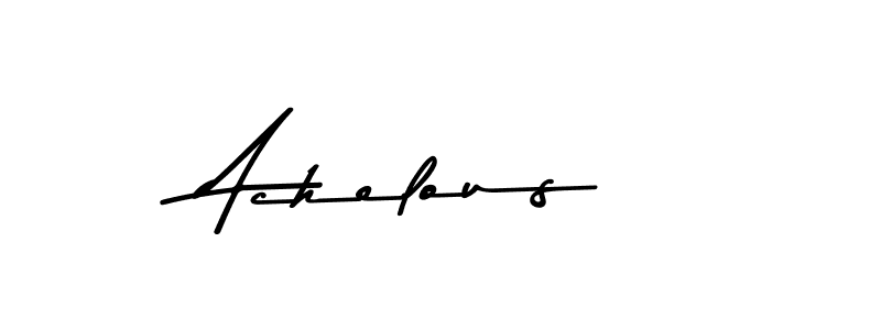 Similarly Asem Kandis PERSONAL USE is the best handwritten signature design. Signature creator online .You can use it as an online autograph creator for name Achelous. Achelous signature style 9 images and pictures png