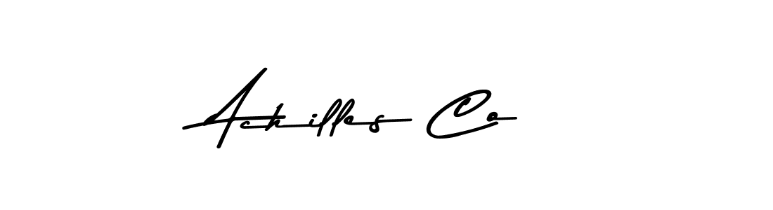 Achilles Co stylish signature style. Best Handwritten Sign (Asem Kandis PERSONAL USE) for my name. Handwritten Signature Collection Ideas for my name Achilles Co. Achilles Co signature style 9 images and pictures png