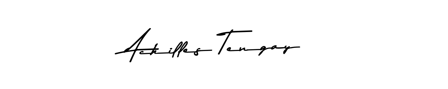 The best way (Asem Kandis PERSONAL USE) to make a short signature is to pick only two or three words in your name. The name Achilles Tengay include a total of six letters. For converting this name. Achilles Tengay signature style 9 images and pictures png