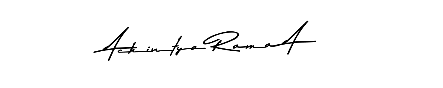 Use a signature maker to create a handwritten signature online. With this signature software, you can design (Asem Kandis PERSONAL USE) your own signature for name Achintya Rama A. Achintya Rama A signature style 9 images and pictures png