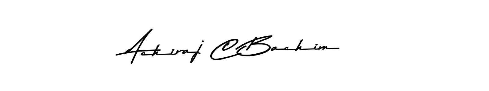 Achiraj C Bachim stylish signature style. Best Handwritten Sign (Asem Kandis PERSONAL USE) for my name. Handwritten Signature Collection Ideas for my name Achiraj C Bachim. Achiraj C Bachim signature style 9 images and pictures png