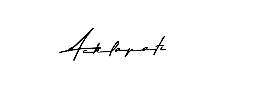 Here are the top 10 professional signature styles for the name Achlapati. These are the best autograph styles you can use for your name. Achlapati signature style 9 images and pictures png