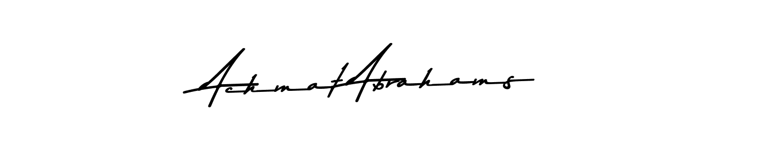 Achmat Abrahams stylish signature style. Best Handwritten Sign (Asem Kandis PERSONAL USE) for my name. Handwritten Signature Collection Ideas for my name Achmat Abrahams. Achmat Abrahams signature style 9 images and pictures png