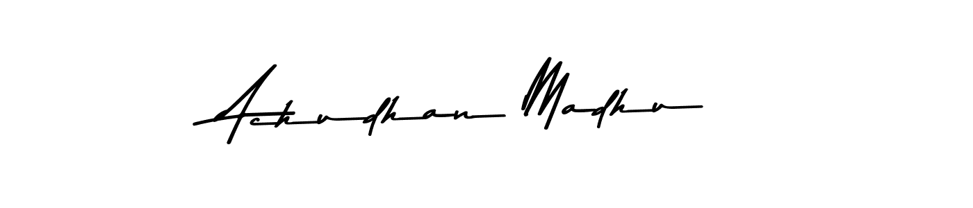 Also we have Achudhan Madhu name is the best signature style. Create professional handwritten signature collection using Asem Kandis PERSONAL USE autograph style. Achudhan Madhu signature style 9 images and pictures png