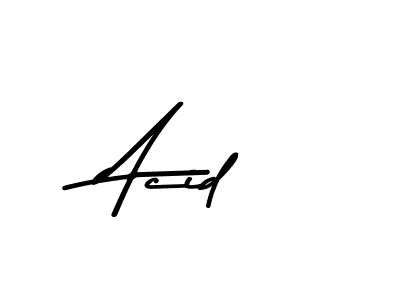 Also You can easily find your signature by using the search form. We will create Acid name handwritten signature images for you free of cost using Asem Kandis PERSONAL USE sign style. Acid signature style 9 images and pictures png