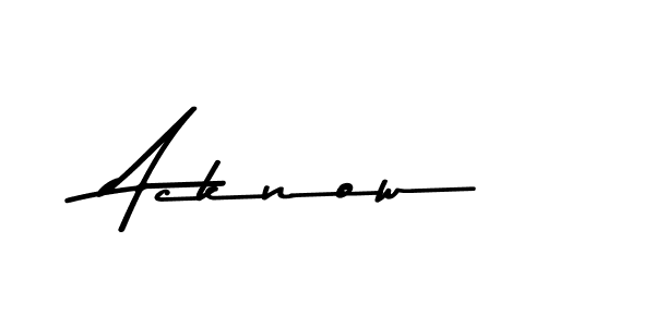 Use a signature maker to create a handwritten signature online. With this signature software, you can design (Asem Kandis PERSONAL USE) your own signature for name Acknow. Acknow signature style 9 images and pictures png