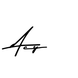 You should practise on your own different ways (Asem Kandis PERSONAL USE) to write your name (Acy) in signature. don't let someone else do it for you. Acy signature style 9 images and pictures png