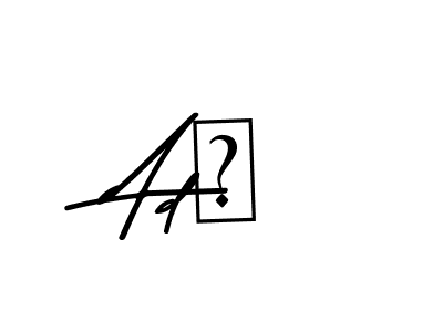 You should practise on your own different ways (Asem Kandis PERSONAL USE) to write your name (AdŽ) in signature. don't let someone else do it for you. AdŽ signature style 9 images and pictures png