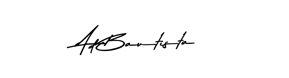 You should practise on your own different ways (Asem Kandis PERSONAL USE) to write your name (Ad Bautista) in signature. don't let someone else do it for you. Ad Bautista signature style 9 images and pictures png