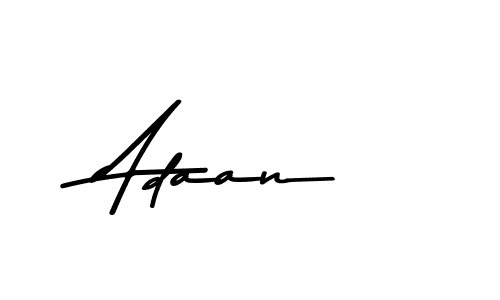 Create a beautiful signature design for name Adaan. With this signature (Asem Kandis PERSONAL USE) fonts, you can make a handwritten signature for free. Adaan signature style 9 images and pictures png