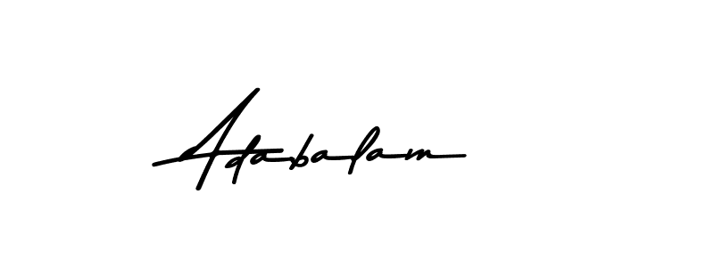 Similarly Asem Kandis PERSONAL USE is the best handwritten signature design. Signature creator online .You can use it as an online autograph creator for name Adabalam. Adabalam signature style 9 images and pictures png